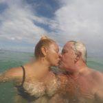 Yuli y JGA en Nagua, los Gringos beach.