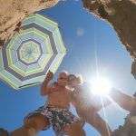 JGA y Yuli, en playa Miramar