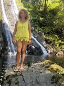 Yuli en cascada Fuensagrada