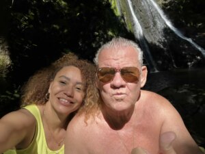 Yuli - JGA en la cascada de Fuensagrada