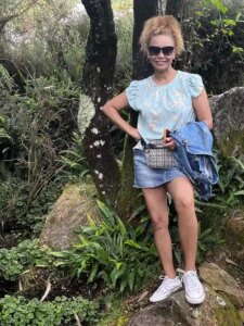 Yuli en el nacimiento del rio Miño.